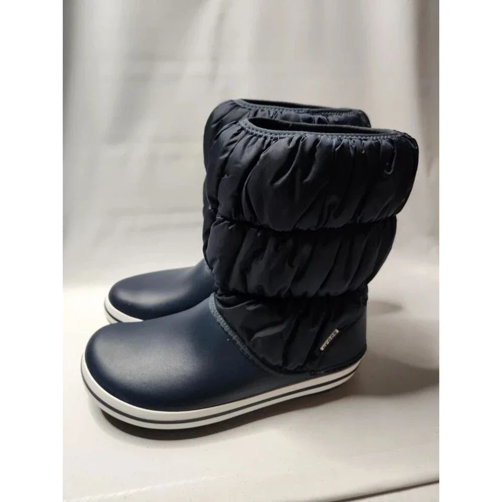 Crocs Winter Puff Boot Women’s 11 Navy